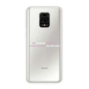 uw waarde daalt niet: Xiaomi Redmi Note 10 Lite Transparant Hoesje