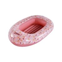 Little Dutch ocean dreams opblaasboot 100x67 cm roze