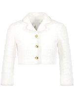 Giambattista Valli veste crop en tweed - Blanc - thumbnail