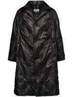 Maison Margiela trench à design matelassé - Noir