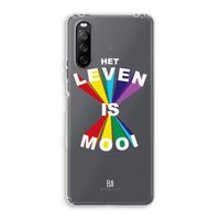 Het Leven Is Mooi: Sony Xperia 10 III Transparant Hoesje