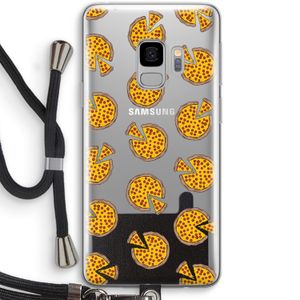 You Had Me At Pizza: Samsung Galaxy S9 Transparant Hoesje met koord