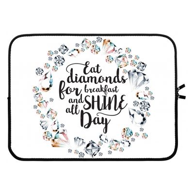 Diamonds: Laptop sleeve 15 inch