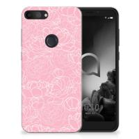 Alcatel 1S (2019) | TPU Case | White Flowers