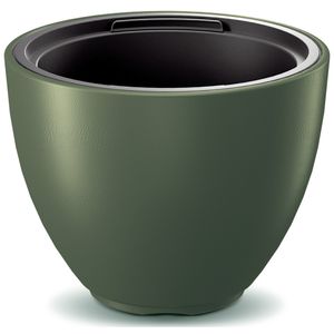 Prosperplast Plantenpot/bloempot Sevilla - buiten/binnen - kunststof - dennengroen - D30 x H23 cm   -