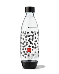 HEMA SodaStream Kunststof Fles Zwart Stippen 1L