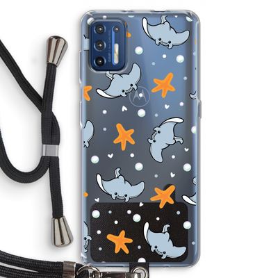 Manta: Motorola Moto G9 Plus Transparant Hoesje met koord