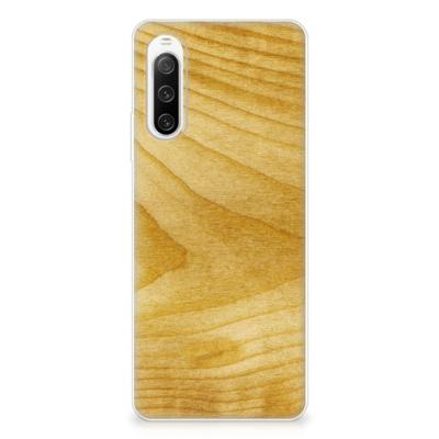 Sony Xperia 10 IV | Bumper Hoesje | Licht Hout