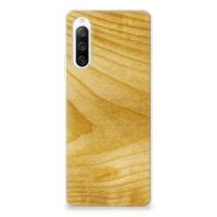 Sony Xperia 10 IV | Bumper Hoesje | Licht Hout