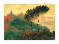 Kunstdruk Claude Monet - The Church at Varengeville 80x60cm