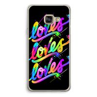 Loves: Samsung Galaxy A3 (2016) Transparant Hoesje
