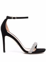 Stuart Weitzman sandales Sue 100 mm à brides tressées - Noir