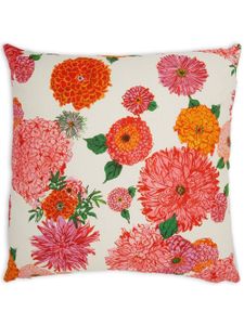 La DoubleJ x Passalacqua coussin Bright Blooms en coton - Blanc