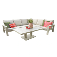 Benton Lounge diningset Latte - Trestino Benton Lounge diningset Latte - Trestino