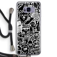 Vexx Black Mixtape: Samsung Galaxy S8 Transparant Hoesje met koord
