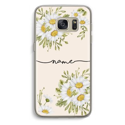 Daisies: Samsung Galaxy S7 Transparant Hoesje