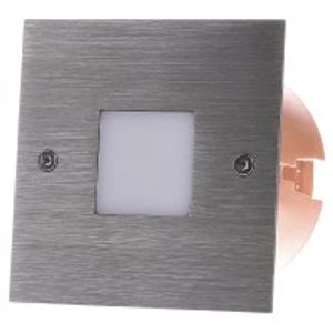 0P3930WW  - LED wall light with power LED 1W, stainless steel, recessed mounting, P3930 warm white