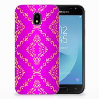 Siliconen Hoesje Samsung Galaxy J3 2017 Barok Roze