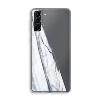 Gestreepte marmer: Samsung Galaxy S21 Plus Transparant Hoesje