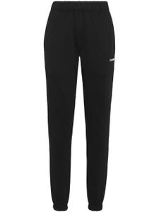 Plein Sport pantalon de jogging skinny à logo imprimé - Noir