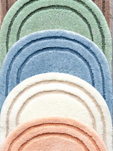 Mat ca. 60x100 cm Van Grund blauw