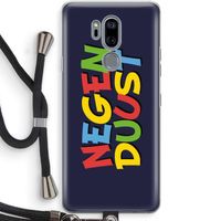 90's One: LG G7 Thinq Transparant Hoesje met koord