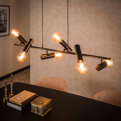 LifestyleFurn Hanglamp 'Melany' 6-lamps, Metaal