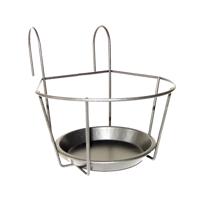 Bloempot - metaal - balkon hanger potten - 18 cm