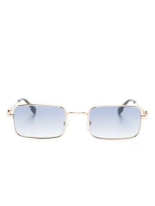 DSQUARED2 EYEWEAR lunettes de soleil rectangulaires à logo gravé - Or