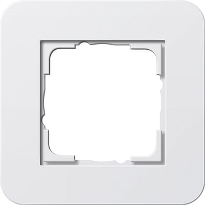 Gira afdekraam 1 voudig E3 RAL 9010 0211410