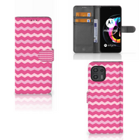 Motorola Edge 20 Lite Telefoon Hoesje Waves Pink