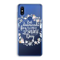 Diamonds: Xiaomi Mi Mix 3 Transparant Hoesje
