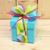 Bonbon doosjes - Chocolade doosje - Azuur KC ballon - 24 stuks