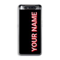 Namecase: Samsung Galaxy A80 Transparant Hoesje