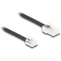 DeLOCK 88037 telefoonkabel 3 m Zwart