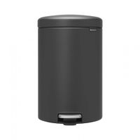 Brabantia newIcon pedaalemmer 20 liter met kunststof binnenemmer - Mineral Infinite Grey - thumbnail