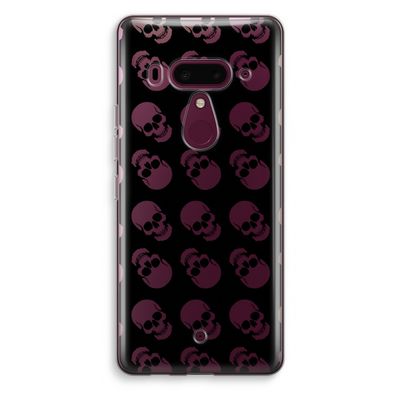 Musketon Skulls: HTC U12+ Transparant Hoesje