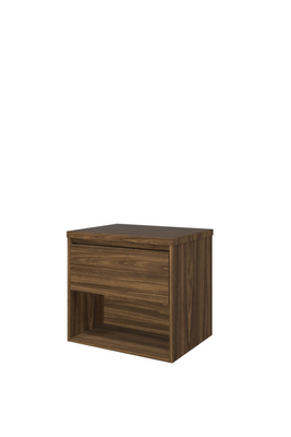 Proline Top wastafelonderkast met afdekplaat en open schap 60 x 46 x 52 cm, cabana oak Proline Top wastafelonderkast met afdekplaat en open schap 60 x 46 x 52 cm, cabana oak