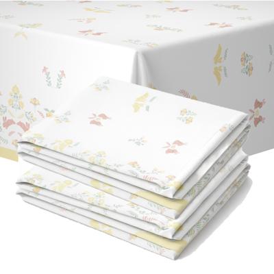 Duni Pasen tafelkleed / tafellaken - 2x - Ornament Easter - Paas print - 138 x 220 cm - papier - paa