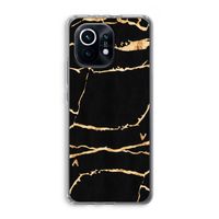 Gouden marmer: Xiaomi Mi 11 Transparant Hoesje
