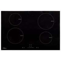VidaXL Inductiekookplaat 4 zones aanraakbediening 7000 w 77 cm glas