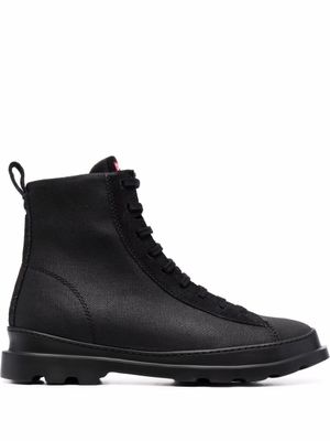 Camper bottines Brutus en coton biologique - Noir