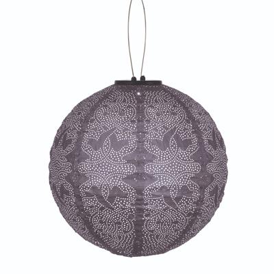 Round 30 Marrakesh Mauve Purple Solar lampion - Lumiz