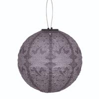 Round 30 Marrakesh Mauve Purple Solar lampion - Lumiz