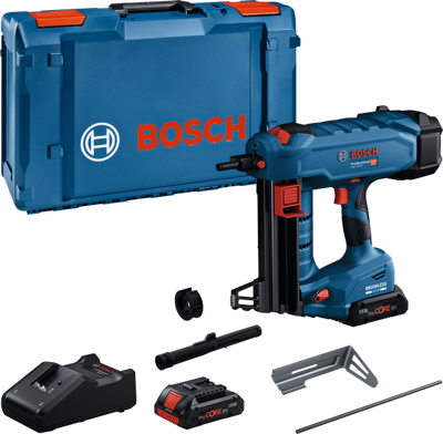 Bosch Blauw Accu Betontacker GNB 18V-40 | Incl. 2x ProCORE18V 4,0 Ah accu + lader GAL 18V-40 - 06019L7005
