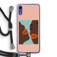 Orange lips: Honor Play 8A Transparant Hoesje met koord