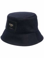 FENDI bob à patch logo - Bleu FENDI bob à patch logo - Bleu