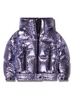 Moncler Enfant doudoune à effet métallisé - Violet