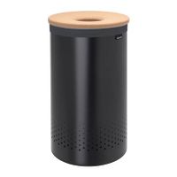 Brabantia Wasbox 60 L - Zwart / Kurk - thumbnail