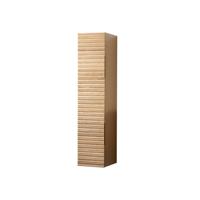 Kolomkast BWS Karina 2 Deuren Greeploos Soft Close 35x160x35 cm Licht Noten